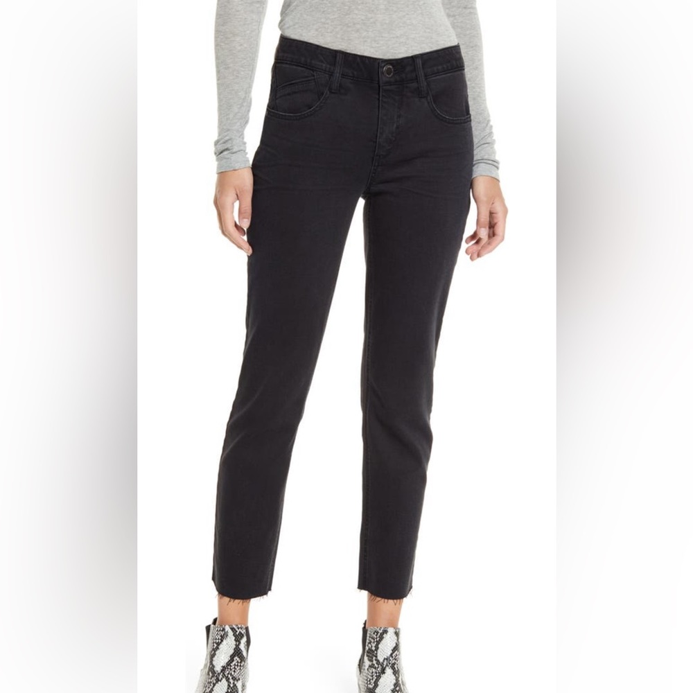 Wit & Wisdom Raw Hem Straight Leg Jean